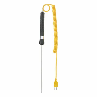 REED INSTRUMENTS R2950 Type K Thermocouple Bead Probe, 6.1 in, -58 to 1112 °F - Thermocouples for Liquid & Gas Applications