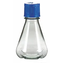 Polycarbonate Shaker Flask, 250 mL, Sterile, Autoclavable, Graduated with Closure