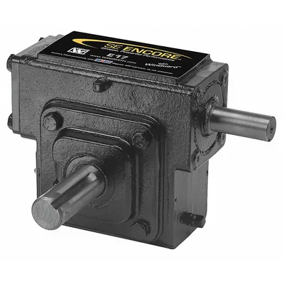WINSMITH Speed Reducer: 15:1, 115 RPM, 5 hp Input Max, 2542 in-lb Output Max, Round - Indirect-Drive Right-Angle Speed Reducers