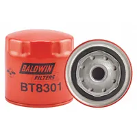 Spin-on hydraulic filter with cellulose media, 3/4"-16 thread size, and 4 in overall height. Includes G381-A integral gasket. Designed for hydraulic fluid systems in agricultural and industrial equipment