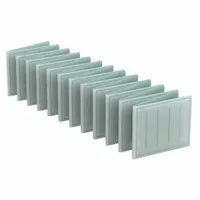 Link Air Filter: 16 in x 18 in x 1 in, 18 in Section Wd, 24 Sections, 2 Ply, MERV 8