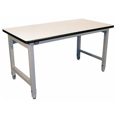 PRO-LINE Workbench: Adj Ht, Laminate, 72 in x 30 in, 5,000 lb Overall Load Capacity - Heavy-Duty Open-Base Workstations