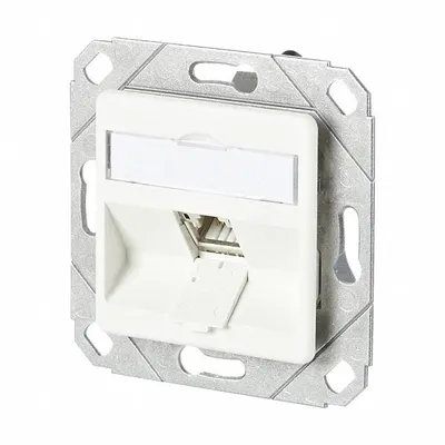 METZ CONNECT Wall Outlet: UPK, GD-Zn (Zinc Die-Cast), IDC Connection x RJ45 - Voice & Data Housings, Panels & Connector Components