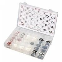 Oil Drain Gasket Assortment: Copper/Fiber/Metal/Nylon/Rubber, Assortment (MPN DPG120)