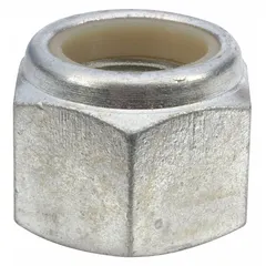Hanger shaft nut designed for use with Dayton brand conveyor and drive systems. Secures the hanger shaft on model 3MB62, ensuring proper alignment and reliable operation in material handling applications.