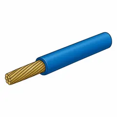 This 16 AWG primary wire features cross-linked polyethylene (XLPE) insulation for resistance to abrasion, oil, and heat. Rated 60 V, it is suited for battery cables, lighting circuits, and control systems in vehicles, trailers, and industrial equipment. Supplied in a 500 ft spool, blue color, single conductor.