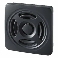 Tone alarm for signaling warnings, machine status, or process events in industrial facilities. Operates on 12 to 24V DC with 3.5 W power consumption. Dark gray housing rated for indoor and outdoor use.