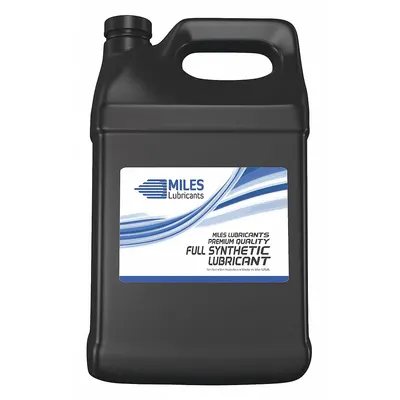 MILES LUBRICANTS Compressor Oil: 1 gal, Bottle, 20 SAE Grade, 46 ISO Viscosity Grade - Air Compressor Oils
