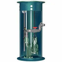 ZOELLER Grinder Pump System: Fiberglass, 2 hp, 230V AC, 45 gpm @ 10' of Head, 104 ft Max. Head, 4 in (MPN 922-0069)
