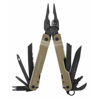 LEATHERMAN Multi-Tool Plier: Multi-Tool Plier, 19 Tools, 4 1/2 in Closed Lg, 7 in Open Lg - Multi-Tools with Fold-Out Pliers