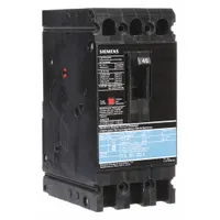 SIEMENS Molded Case Circuit Breaker: 45 A Amps, 18kA at 480V AC, Fixed, Load Side Lug, ABC, ED4 (MPN ED43B045)