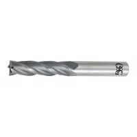 OSG Square End Mill: Carbide, 4 Flute, 5 mm Mill Dia, 25 mm LOC, 64 mm OAL (MPN 464-1968)