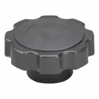 INNOVATIVE COMPONENTS Hand Knob: 8 Point, Plastic w/ Steel Thread, 5/16"-18 Thread, 2.38 in Dia (MPN GN5C----F6-B-22)