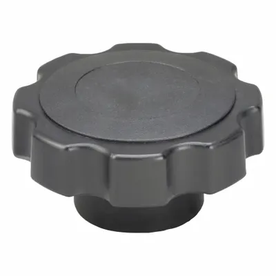 INNOVATIVE COMPONENTS Hand Knob: 8 Point, Plastic w/ Steel Thread, 5/16"-18 Thread - 8-Arm Knobs with Threaded Hole