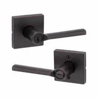 KWIKSET Door Lever Lockset: Office Lever Locksets, Bronze, ADA Compliant (MPN 740LSL-SQT-11P-SMT-6AL-RCS)