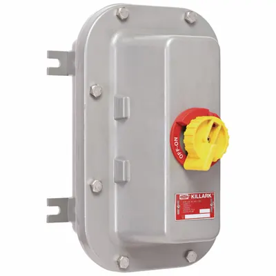HUBBELL KILLARK Hazardous Location Safety Switch: Non-Fusible, 100 A, 600 V AC - Non-Fusible Disconnect Switches