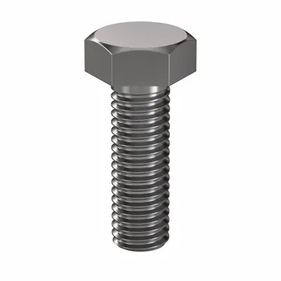 LINDSTROM Hex Head Cap Screw: Steel, Class 8.8, Plain, M8, Metric, 25 mm lg, Fully Threaded - Class 8.8 Steel Hex Head Cap Screws