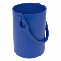 Bottle Carrier: 10 1/8 in Overall Ht, Thermoplastic, Blue, 1 Compartments, 1.5 L Bottles (MPN 120917)