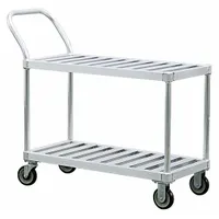 APPROVED VENDOR Utility Cart: 1,000 lb, 2 Shelves, 41 in L x 19 in W Shelf, 20 in Between Shelves (MPN 1420)