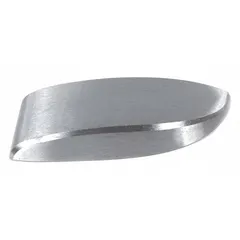 Steel toe dolly for shaping and forming metal in automotive body repair. Measures 4-7/8 in long, 2-1/2 in wide, 5/8 in high, weighing 1 lb. Used with a hammer to contour panels during collision repair and restoration.
