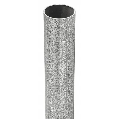 TAPCO Sign Post: Round Sign Post, Steel, 144 in Sign Post Lg, 2 3/8 in Sign Post Dia - Round Sign Posts