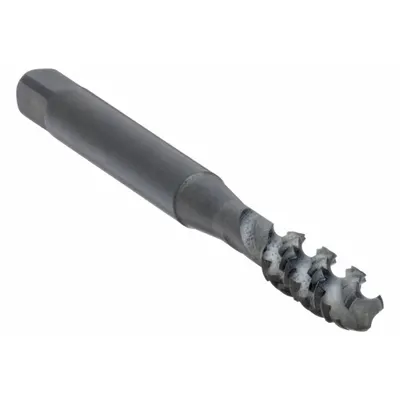 WIDIA GTD Spiral Flute Tap: #4-40 UNC, H6 / 2B, 2 Flute, Semi-Bottoming Chamfer - General Purpose Spiral-Flute Taps