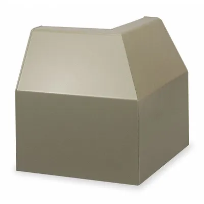 BEACON MORRIS Hydronic Baseboard Heater Assembly Component: Corner Components, Beige - Trim & Finishing for Hydronic Baseboard Heaters