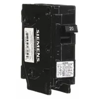 Single-pole plug-in miniature circuit breaker rated 20 A at 120V AC, designed for High Intensity Discharge lighting circuits. Provides overcurrent protection for HID ballast loads in commercial and industrial lighting applications. Suitable for use in Siemens EQ Load Centers
