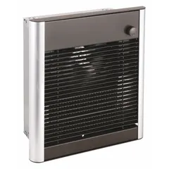 DAYTON Recessed Electric Wall-Mount Heater: 1500 W/2000 W, 240/277V AC, Single Phase, Bronze. Key specifications — Grille Color: Bronze; Programming Capability: Non-Programmable; Wattage Output: 1500 W/2000 W; Voltage, Phase: 240/277V AC, 1-phase; Rough-In Dimensions - H x W x D: 11-1/4 in x 9-1/4 in x 3-3/4 in; Nominal Voltage - HVAC: 240V AC; Brand: DAYTON; Phase: Single.