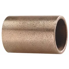 This bronze sleeve bearing supports rotating shafts under radial loads in general-purpose industrial equipment. With a 1/2 in bore, 11/16 in OD, and 1 1/8 in length, it operates in temperatures from -5°F to 220°F. Suitable for applications such as conveyors, pumps, and fans. Sold in a pack of 3.