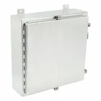HOFFMAN Enclosure: 304 Stainless Steel, 20 in x 20 in x 6 in, NEMA 12/13/3/3R/3RX/4/4X, Solid Cover (MPN A20H2006SSLP)