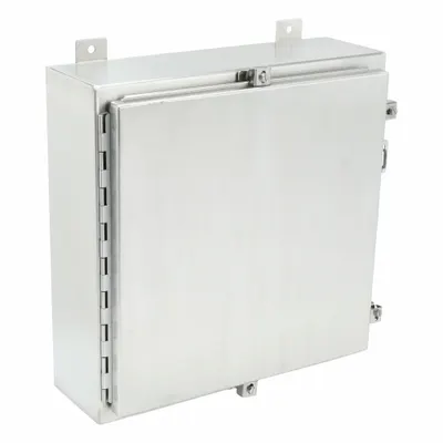 HOFFMAN Enclosure: 304 Stainless Steel, 20 in x 20 in x 6 in, NEMA 12/13/3/3R/3RX/4/4X - Stainless Steel Enclosures
