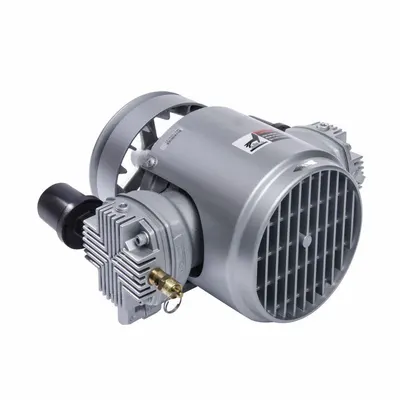GAST Piston Air Compressor: 1.7 hp, 125 psi Max Continuous Pressure, 6.1 cfm - Reciprocating Piston Compressor/Vacuum Pumps