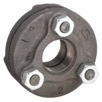ANVIL Metal Pipe Flange: 1 in, Male NPT Threaded, Cast Iron, Flat Flange, Class 125 (MPN 0308300607)