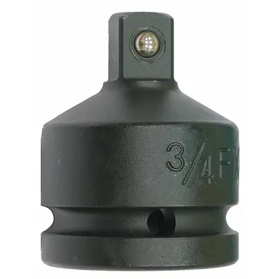 WESTWARD Impact Socket Adapter: 3/4 in Input Drive Size, Phosphate, 1/2 in Output Drive Size - 3/4" Drive Impact Socket Adapters