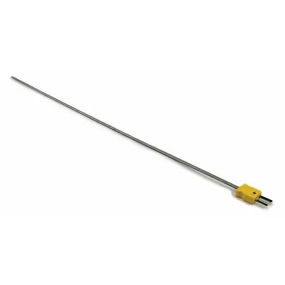 Dayton Type K Thermocouple Probe, Rounded Tip, 18 in Length - Thermocouples for Gas Applications