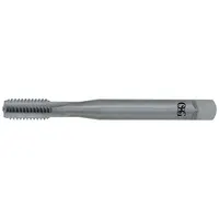 OSG Straight Flute Tap: M3x0.5 Metric, D3 / 4H-6H, 3 Flute, Bottoming Chamfer, Carbide (MPN 1006101100)