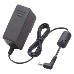 The ICOM BC123SA AC adapter operates on 12 to 16 V DC input and charges one radio. It is designed for use with BC160, BC202, BC210, and BC213 series radios, providing power for communication equipment in field or base station setups.