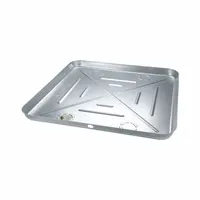 DIVERSITECH Condensate Drain Pan: 30 in L x 30 in W x 2 1/2 in D, Long and Short Sides Discharge (MPN 6-M3030)