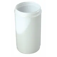 CARLISLE Container with Pourer: White, Polyethylene, 3 in Overall Ht, 1 in Overall Dia, Containers (MPN PS603N02)