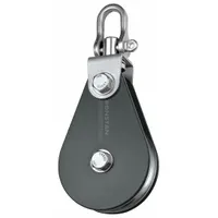 APPROVED VENDOR Pulley Block: Swivel, Pulling, 3,300 lb Working Load Limit, Wire Rope, Shackle (MPN RZ1700AW)