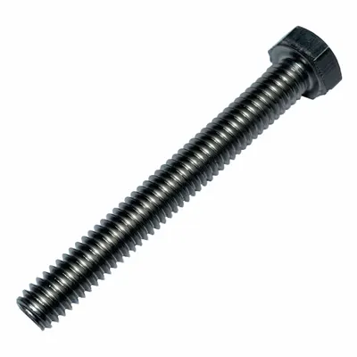 ALLIED TITANIUM Hex Head Cap Screw: Titanium, Grade 2, Plain, 5/16"-18, UNC, 2 1/2 in lg - Titanium Hex Head Cap Screws