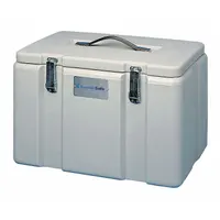 Insulated Shipping Container: 16 5/8 in x 10 1/4 in x 12 in, 2.25 in Insert Wall Thick, Gray (MPN 390)