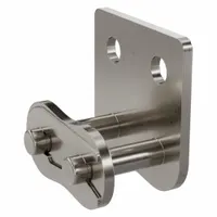 TSUBAKI Attachment Link: For Nickel-Plated Steel Roller Chains, SA-2, 50, Single Strand, Steel, 5 PK (MPN 50NPSA2CL)