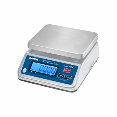B-TEK Industrial Bench Scale: 9 in x 7 1/2 in, IP65, Integrated - Compact Bench Scales