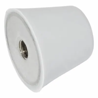 JW WINCO Vibration-Isolating Mount: Flat Conical, Silicone - Female x Non-Threaded Vibration-Isolating Mounts