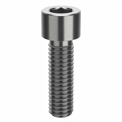 AMPG Socket Head Cap Screw: 3/8"-16 Thread Size, 1 1/4 in Lg, Std, Plain, Stainless Steel - Inch System Standard Socket Head Cap Screws