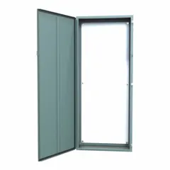 This HAMMOND steel enclosure measures 72 x 30 x 12 inches and is rated NEMA 12/13 for dust-tight and indoor protection against dust, dirt, and non-corrosive liquids. It features a solid hinged cover, an included mounting panel, and clamp closure. Typical applications include housing electrical controls, instruments, and components in industrial environments such as machining, material handling, and HVAC systems.