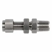 BRENNAN INDUSTRIES Compression Fitting Straight: 3/8 in OD x 3/8 in Pipe Fitting Size (MPN NS2706-LN-06-06-SS)