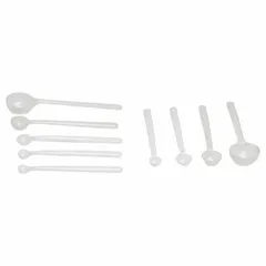 HDPE Sampling Spoon, 20 mL, 18 cm, White, Sterile